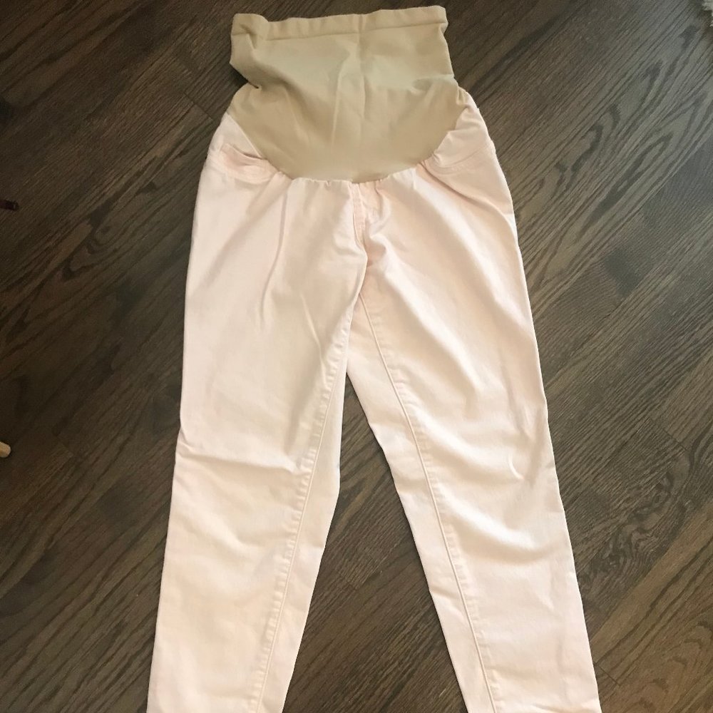 Maternity jeans by LED (Pink) Small
